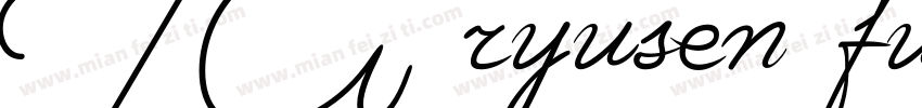 TA ryusen fuyu Regular字体转换